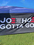 This JOE AND THE HOE GOTTA GO FLAG measures 3' x 5' and is made of durable nylon. One Size. We handle each order with care and ship out promptly.