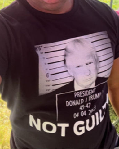 Our Trump "Not Guilty" Short-Sleeve T Shirt is available in black, size M-XXXXL. We offer fast shipping and handle each order with care.