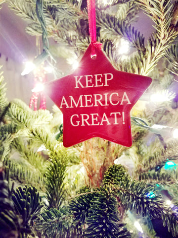 "Keep America Great!" Star Ornament