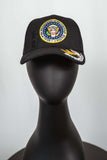 This Presidential Seal 45th President Signature Hat is class act. Trump's famous signature is embroidered in gold. Pictured in Black. 