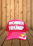 Women for Trump Signature Keep America Great Hat in RED