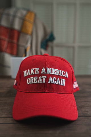 MAGA Hat (RED) front