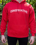 Our simply stated CONSERVATIVE Pullover Hoodie Sweatshirt is available in Independence Red. Size M-XXXXL.