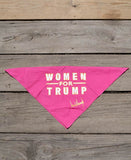 Women for Trump Signature handkerchiefs are adorned with President Donald J. Trump's official signature.