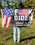 F__k Biden Trump is My President Flag