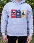 Progressive - Progressive Light - Free pullover Hoodie sweatshirt is available in Heather Grey. Size M-XXXXL.