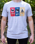 "Progressive - Progressive Light - Free" T Shirt is short-sleeve and available in Light Grey. Size M-XXXXL. 