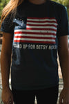 STAND UP FOR BETSY ROSS short-sleeve T-Shirt. Available in Navy Blue. Size M-XXXXL.