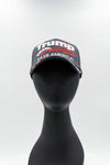 This Trump 2024 Save America Hat is adorned with American Flag stitched onto the bill and embellished with Donald J. Trump signature, along with his name stitched on the back. HEATHER NAVY BLUE